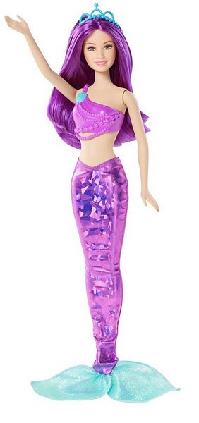Mattel Barbie Syrenka ze Świata Fantazji Teresa Fioletowa CFF28 CFF30