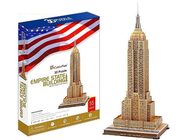 Cubic Fun Puzzle 3D Empire State Building 55 Elementów 21048