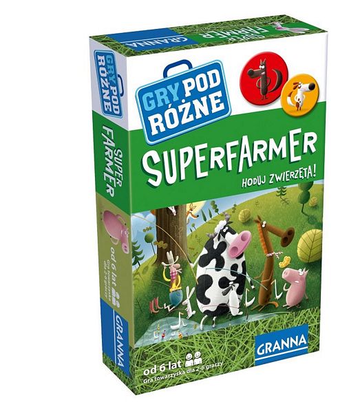 Granna Gra Rodzinna Super Farmer Seria Podróżna 000240