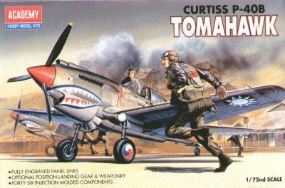 Academy Model Do Sklejania Curtiss P-40 B Tomahawk 12456