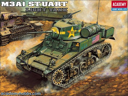 ACADEMY M3A1 Stuart Light Tank 13269