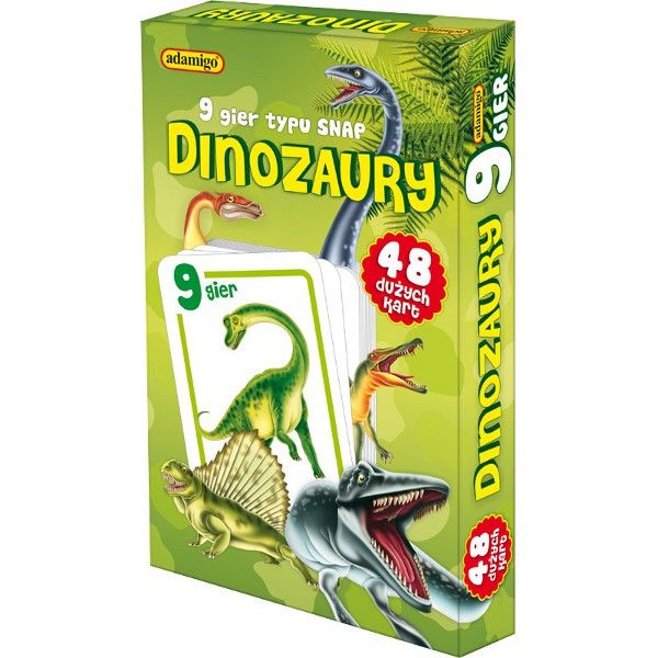 ADAMIGO Gra Karty Snap - Dinozaury 6533