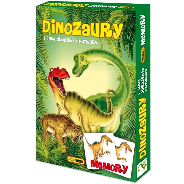 ADAMIGO Gra Memory Dinozaury 6229