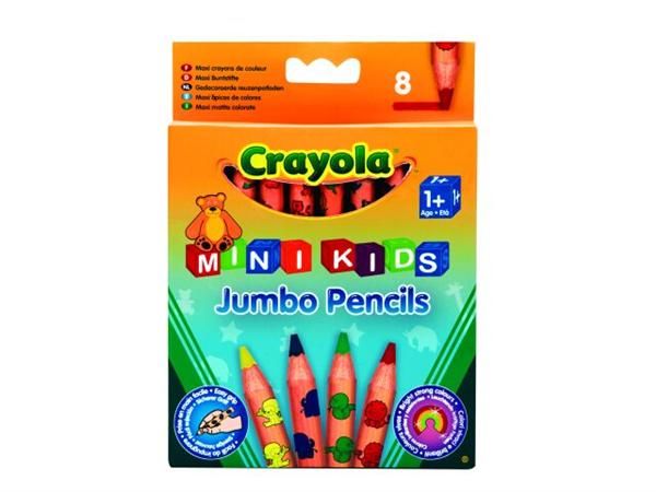 Crayola Kredki ołówkowe jumbo 8 szt. 3678