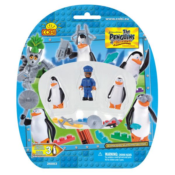 Cobi Pingwiny Figurki 3-pak na blistrze 26003