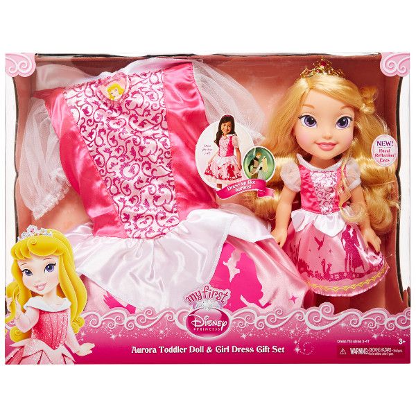 Jakks Pacific Lalka Aurora +Sukienka dla Dziewczynki 77029