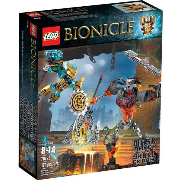 Klocki Lego Bionicle Twórca Masek Kontra Władca Czaszek 70795