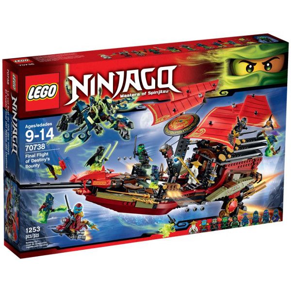 Klocki Lego Ninjago Ostatni Lot Perły Przeznaczenia 70738