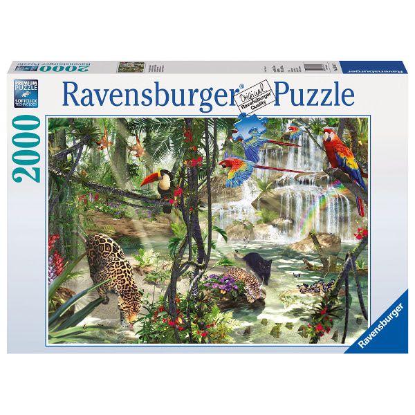 Ravensburger Puzzle Świat Dżungli 2000 Elementów 166107