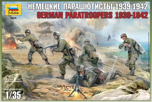 Zvezda German Paratroopers 1939-1945 3628