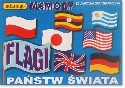 Adamigo Gra Memory Flagi 3563