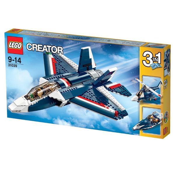 Klocki Lego Creator Błękitny Odrzutowiec 31039