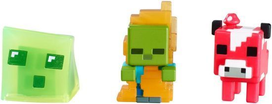 Mattel Minecraft 3-Pak: Mooshroom+Zombie+Cube CGX24 CKH39
