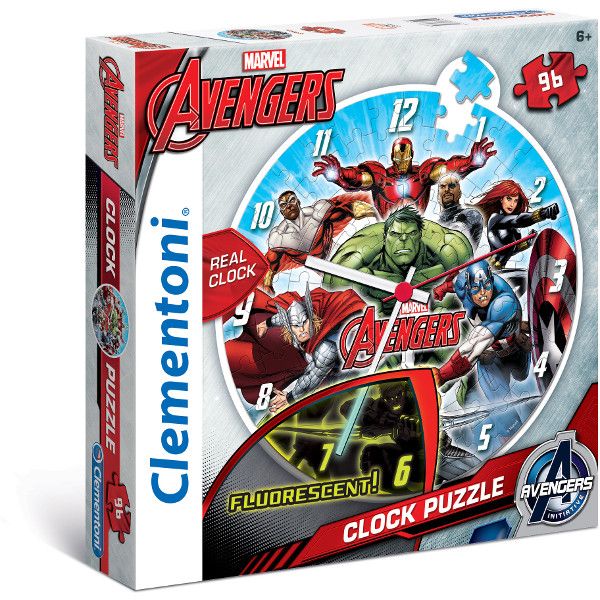 Clementoni Puzzle 96el. Zegar The Avengers CLM23023