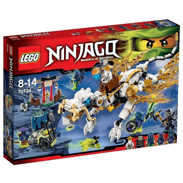 Klocki Lego Ninjago Smok Mistrza Wu 70734