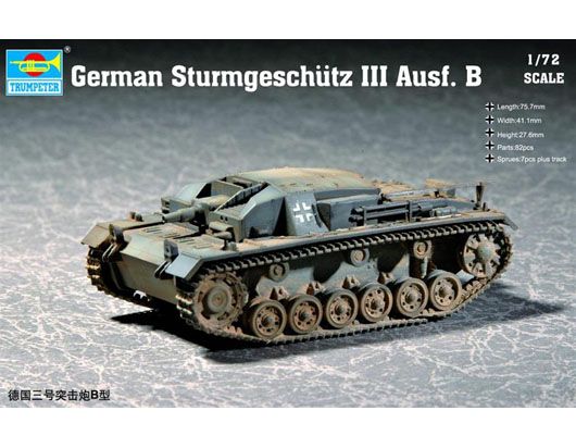 TRUMPETER Germany Sturmgeschutz III 07256