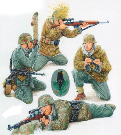 ZVEZDA German Sniper 3595