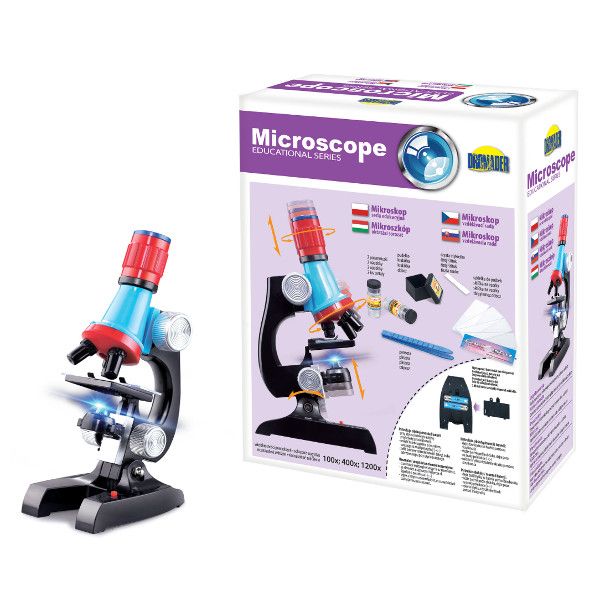 Dromader Mikroskop 100, 400, 1200 x 00414