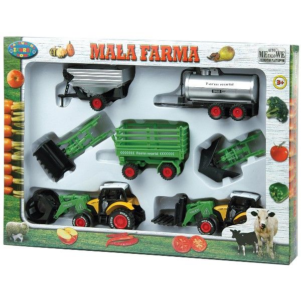 Dromader Zestaw Mała Farma Maszyny Rolnicze 00405