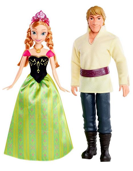 Mattel Frozen Kraina Lodu Dwupak Anna i Kristoff CMT82
