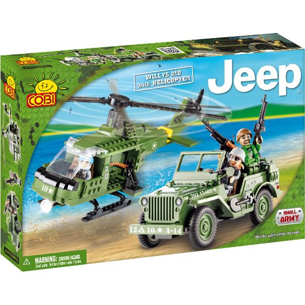 COBI Jeep Willys z helikopterem 250 kl. 24254