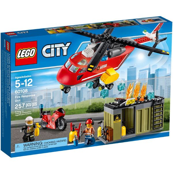 LEGO City Helikopter strażacki 60108