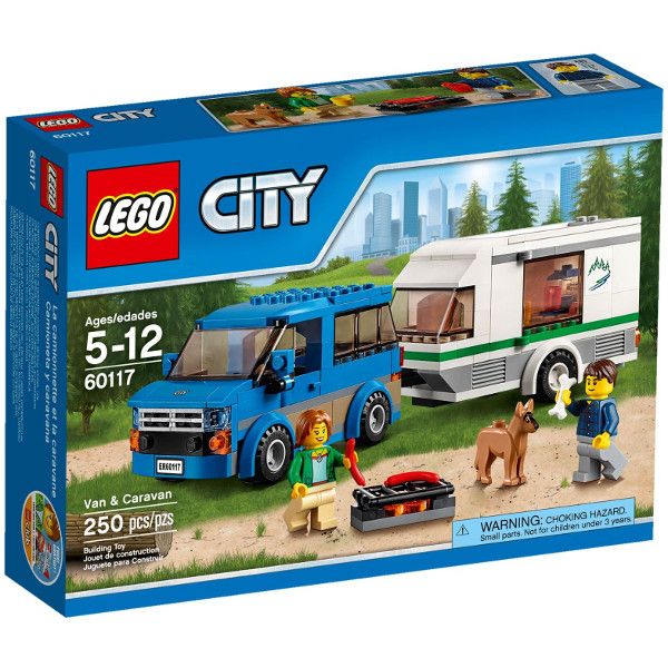 LEGO City Van z przyczepą kempingową 60117