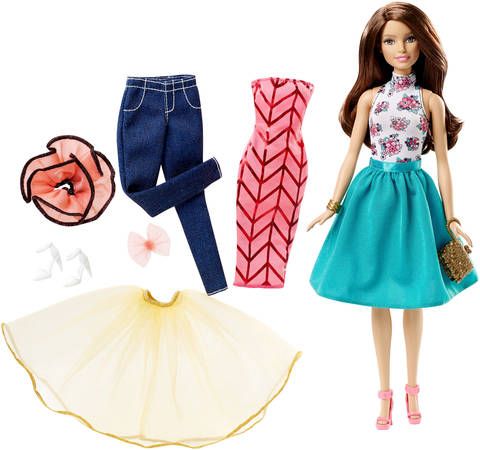 Mattel Barbie Modowe Przebieranki Teresa DJW57 DJW59