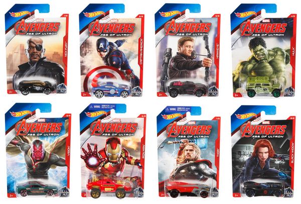 Mattel Hot Wheels Marvel Avengers Samochodziki CGB81