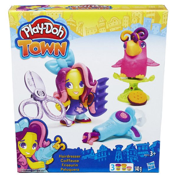 Hasbro Play-Doh Town Fryzjer i Papuga B3411 B5973