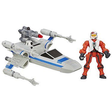 Hasbro Star Wars Hero Mashers Figurka z Pojazdem Pilot & Resistance X-Wing B3701 B3702