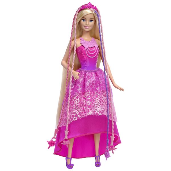 Mattel Barbie Kraina Długowłosych Magiczne Warkocze DKB62