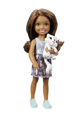 Mattel Barbie Lalka Chelsea i Przyjaciółka z Kotkiem Tamika DGX40 DGX37