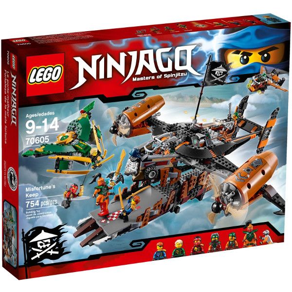 Klocki Lego Ninjago Twierdza Nieszczęścia 70605