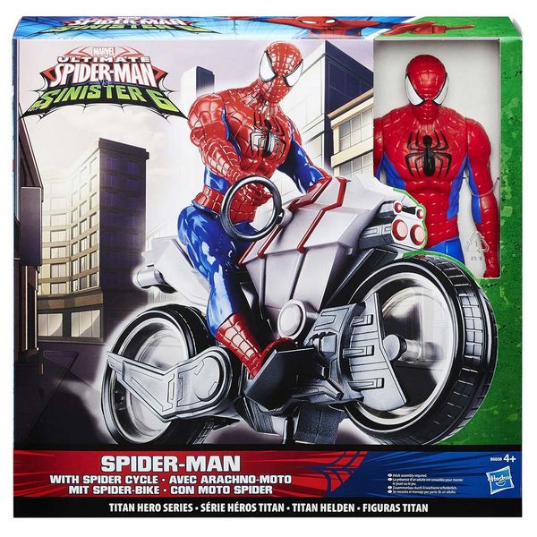 Hasbro Spiderman Figurka 30 cm z Pojazdem B5790 B6608