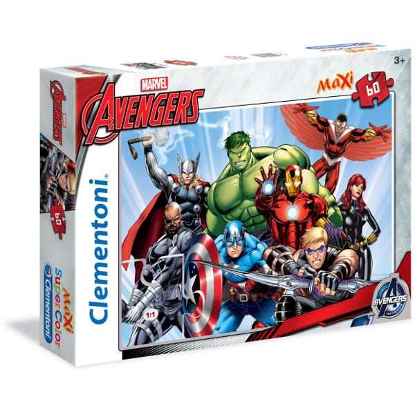 CLEMENTONI 60 EL. MAXI The Avengers 26750