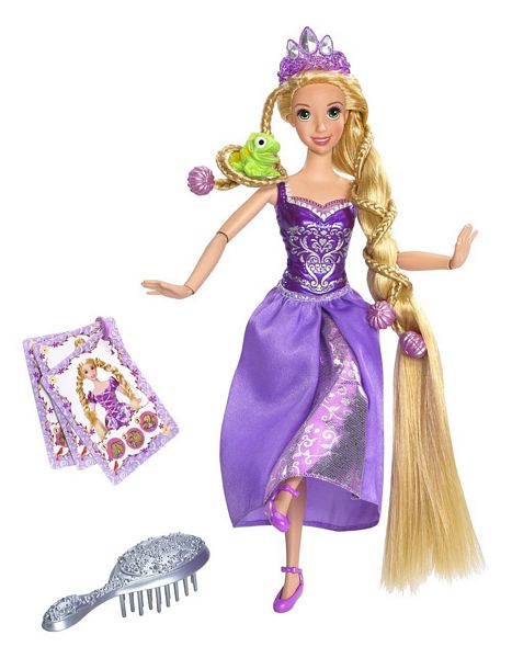 Mattel Disney Księżniczka Roszpunka Stylizacja Włosów i Pascal T3803 W5581