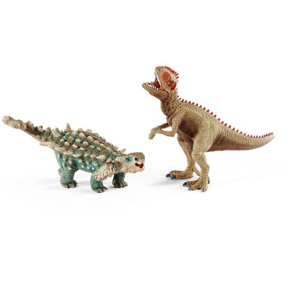 SCHLEICH Dinozaury Sajchania i Giganotosaurus 41426