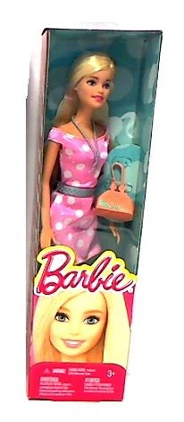 Mattel Barbie Lalka Barbie w Różowej Sukience CML96 CML98