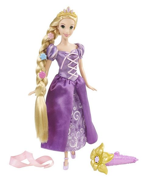 Mattel Disney Księżniczka Roszpunka Stylizacja Włosów z Kwiatkami T3803 W1503