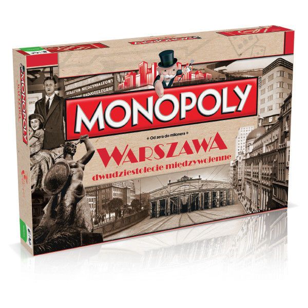 Winning Moves Gra Monopoly Warszawa Retro Dwudziestolecie Międzywojenne 24990