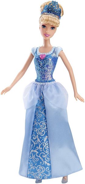Mattel Disney Błyszcząca Księżniczka Kopciuszek CFB82 CFB72
