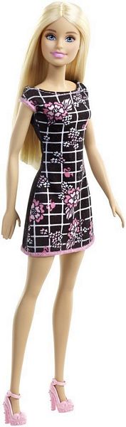 Mattel Barbie Szykowna w Czarnej Sukience T7439 DGX60