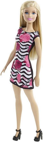 Mattel Barbie Szykowna w Sukience w Kwiaty T7439 DGX59