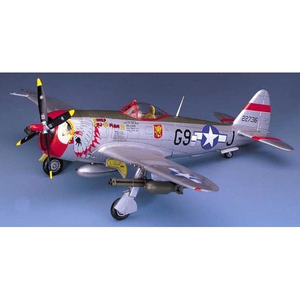 Academy Model Do Sklejania P-47D Thunderbolt Bubbletop 12491