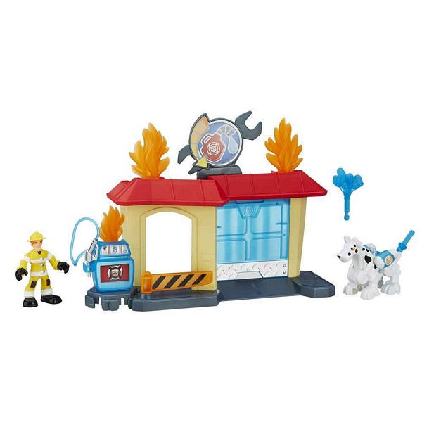 Hasbro Transformers Rescue Bots Pożar na Stacji + Kade Burns B4963 B4964