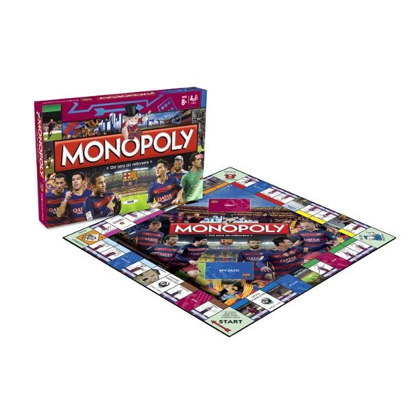 Winning Moves Gra Monopoly FC Barcelona Edycja Kolekcjonerska 27595