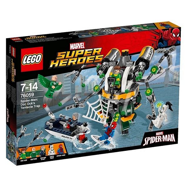 Lego Super Heroes Pułapka z mackami Doc Ocka 76059