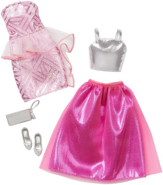 Mattel Barbie Ubranka Pink & Silver CFY06 DNV36