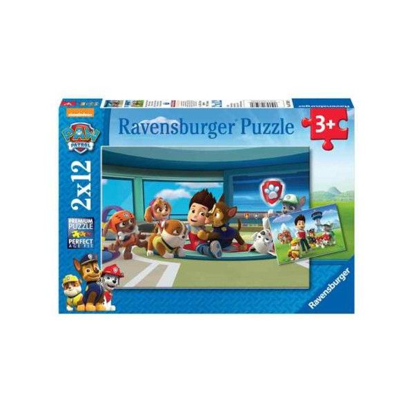 Ravensburger Puzzle Psi Patrol 2x12 Elementów 075980